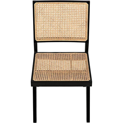 Joseph Side Chair, Charcoal Black - LOOMLAN - Noir - Dining Chairs