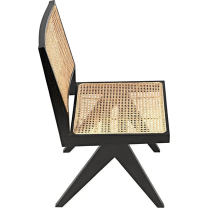 Joseph Side Chair, Charcoal Black - LOOMLAN - Noir - Dining Chairs