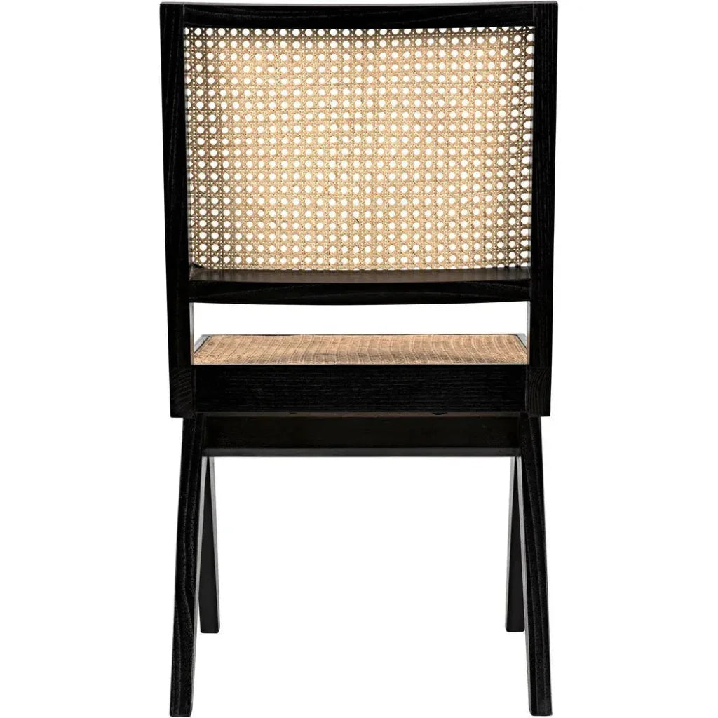 Joseph Side Chair, Charcoal Black - LOOMLAN - Noir - Dining Chairs