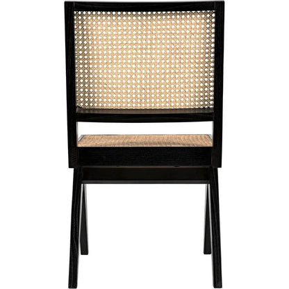 Joseph Side Chair, Charcoal Black - LOOMLAN - Noir - Dining Chairs