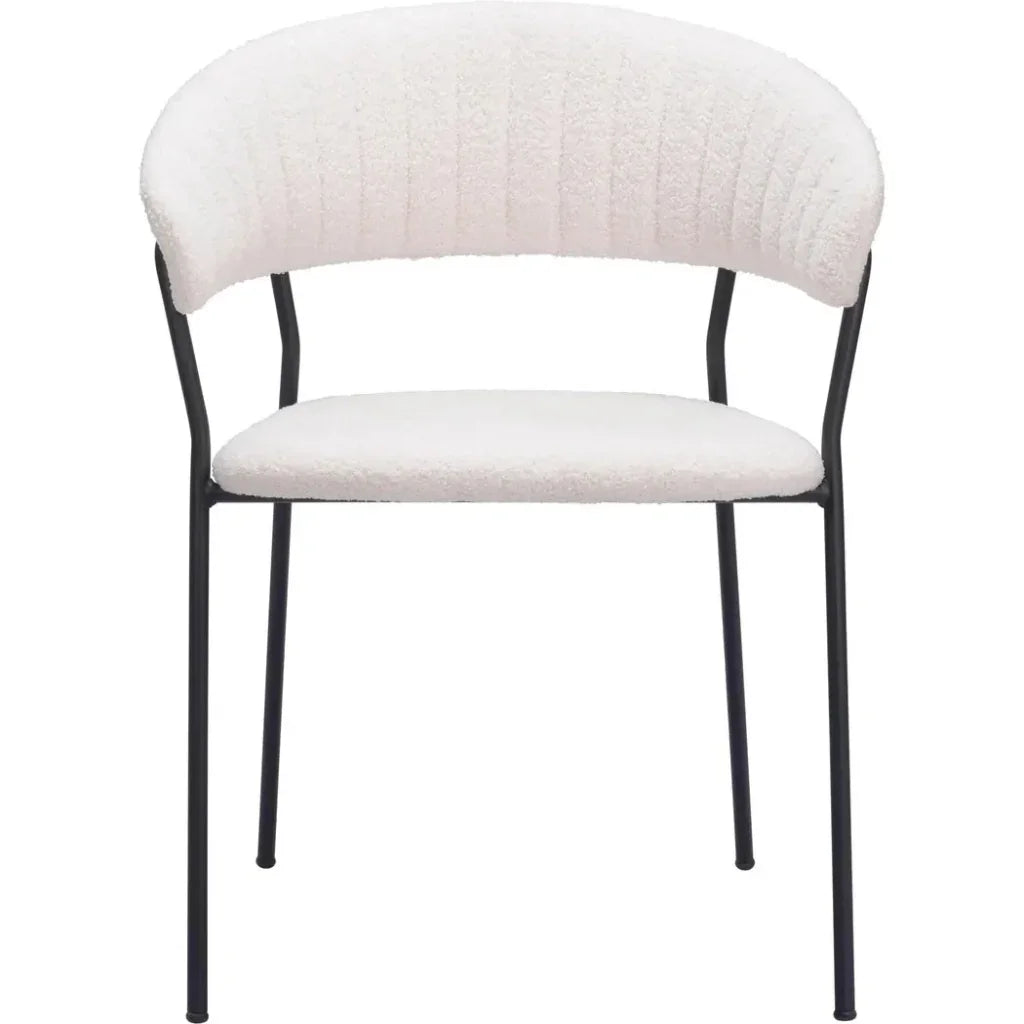 Josephine Performance Fabric Dining Chair 2PC - LOOMLAN - Zuo Modern - Dining Chairs