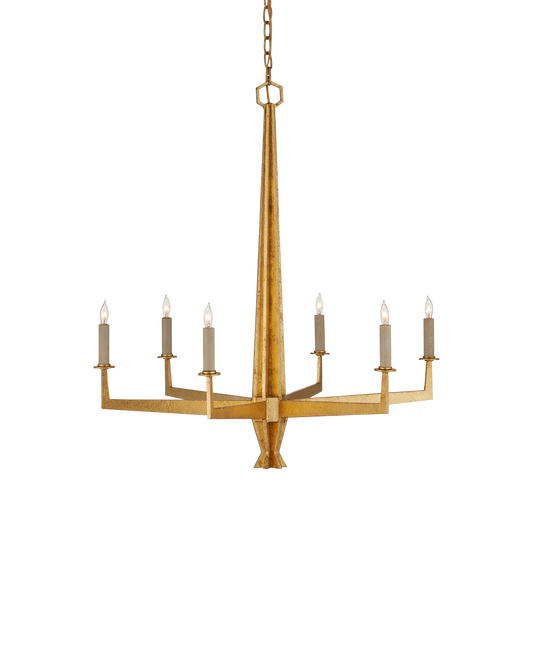 32.5 in. Goldfinch Iron Gold Chandelier