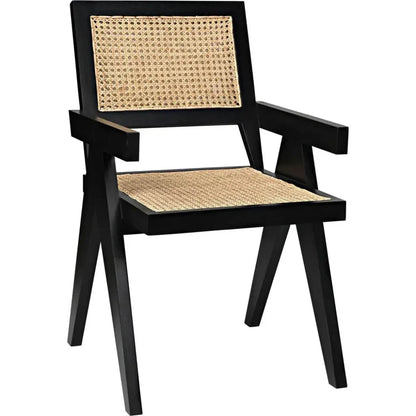 Noir Jude Solid Wooden Armchair