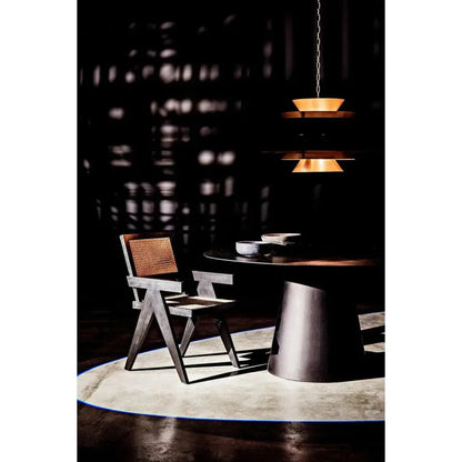 Noir Jude Solid Wooden Armchair