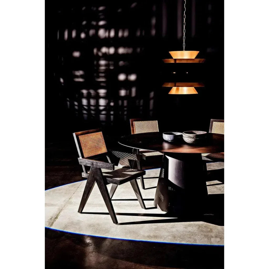 Noir Jude Solid Wooden Armchair