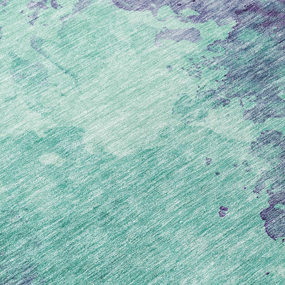 LOOMLAN Rugs Julian Blue Washable Indoor-Outdoor Rug