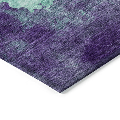 LOOMLAN Rugs Julian Blue Washable Indoor-Outdoor Rug
