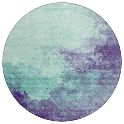 LOOMLAN Rugs Julian Blue Washable Indoor-Outdoor Rug