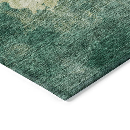 LOOMLAN Rugs Julian Green Washable Indoor-Outdoor Rug
