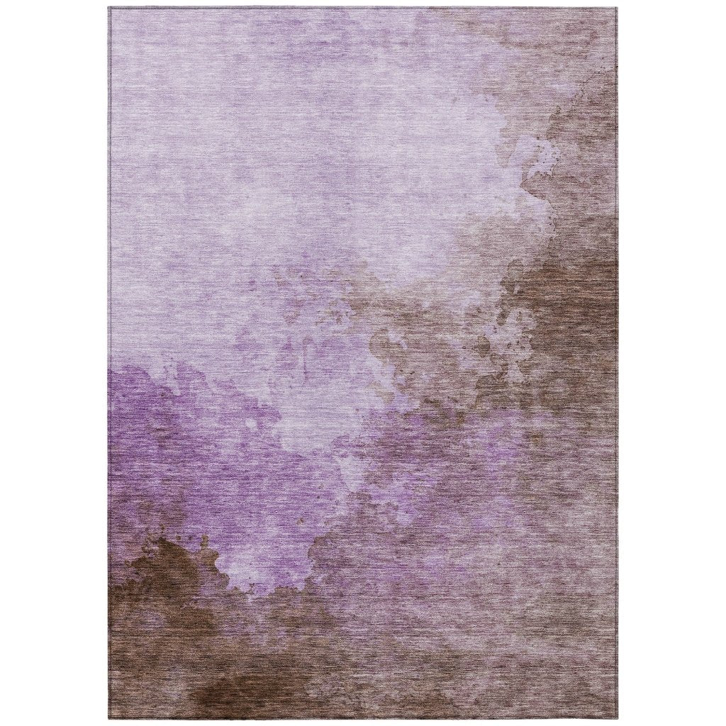 LOOMLAN Rugs Julian Lavender Washable Indoor-Outdoor Rug