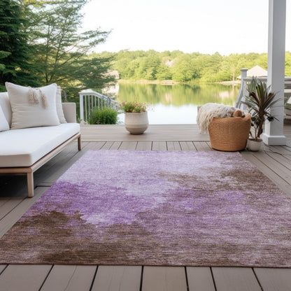LOOMLAN Rugs Julian Lavender Washable Indoor-Outdoor Rug