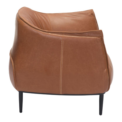 Julian Occasional Chair Coffee - Sideboards and Things Brand_Zuo Modern, Color_Brown, Finish_Powder Coated, Materials_Metal, Materials_Upholstery, Metal Type_Steel, Product Type_Occasional Chair, Upholstery Type_Leather, Upholstery Type_Vegan Leather