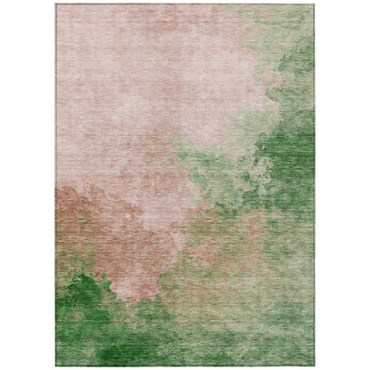 LOOMLAN Rugs Julian Pink Washable Indoor-Outdoor Rug