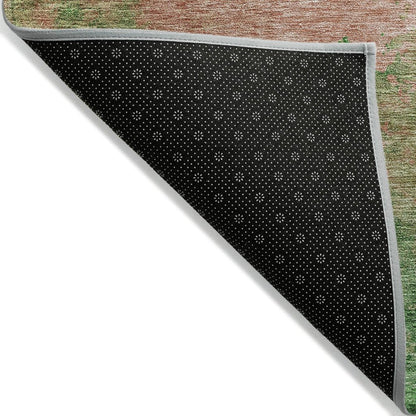 LOOMLAN Rugs Julian Pink Washable Indoor-Outdoor Rug