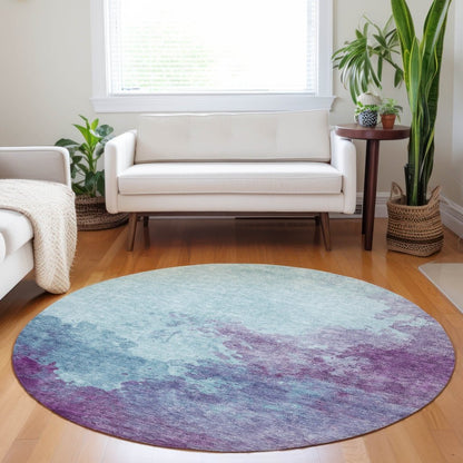 LOOMLAN Rugs Julian Sky Washable Indoor-Outdoor Rug
