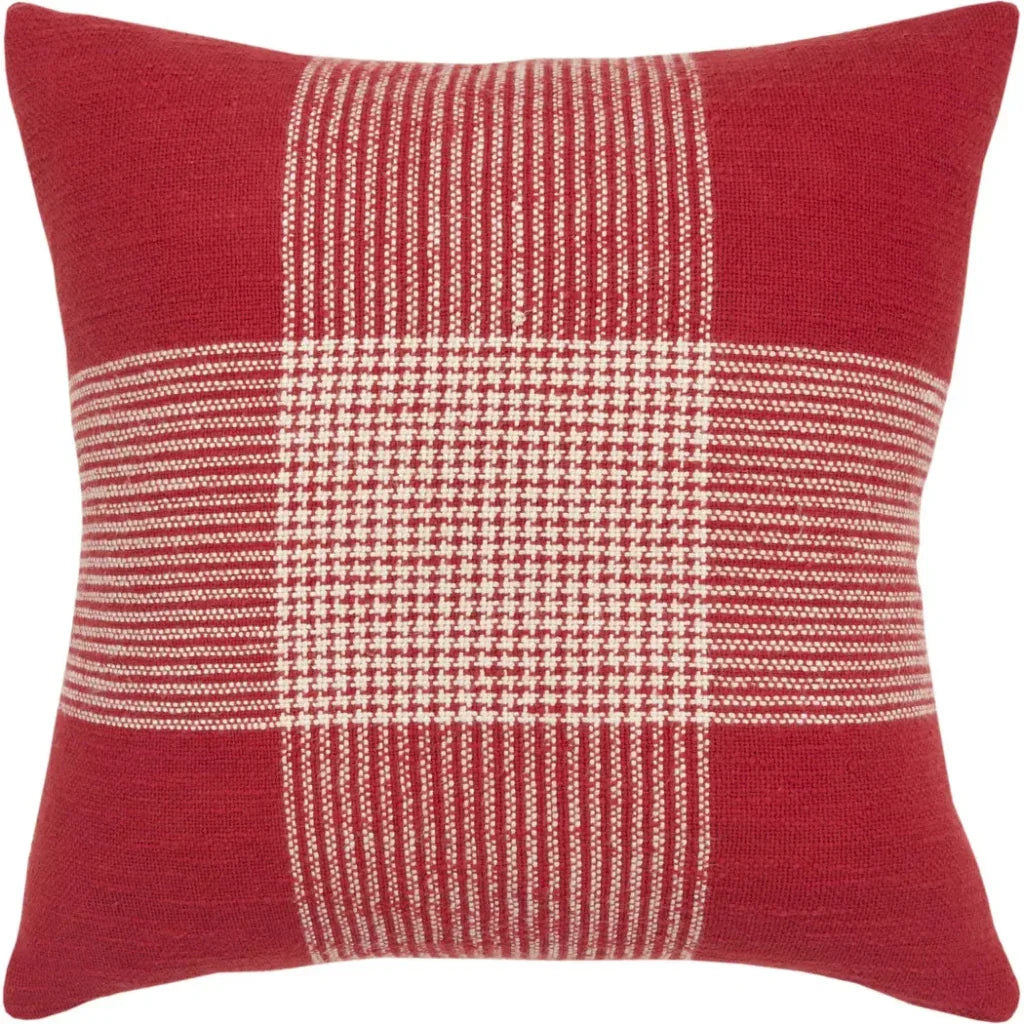 Jumbo Plaid Throw Pillow For Couch