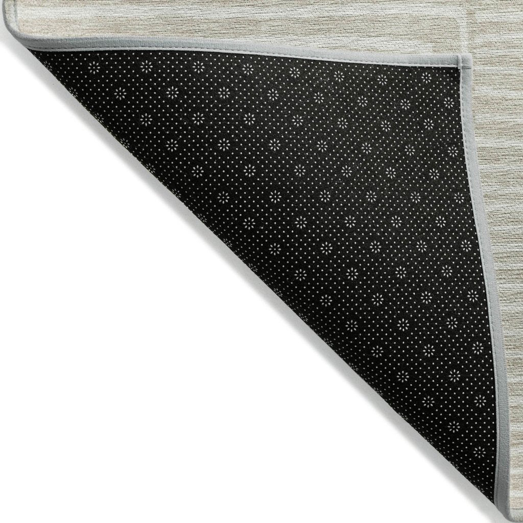 LOOMLAN Rugs Junia Beige Washable Indoor-Outdoor Rug