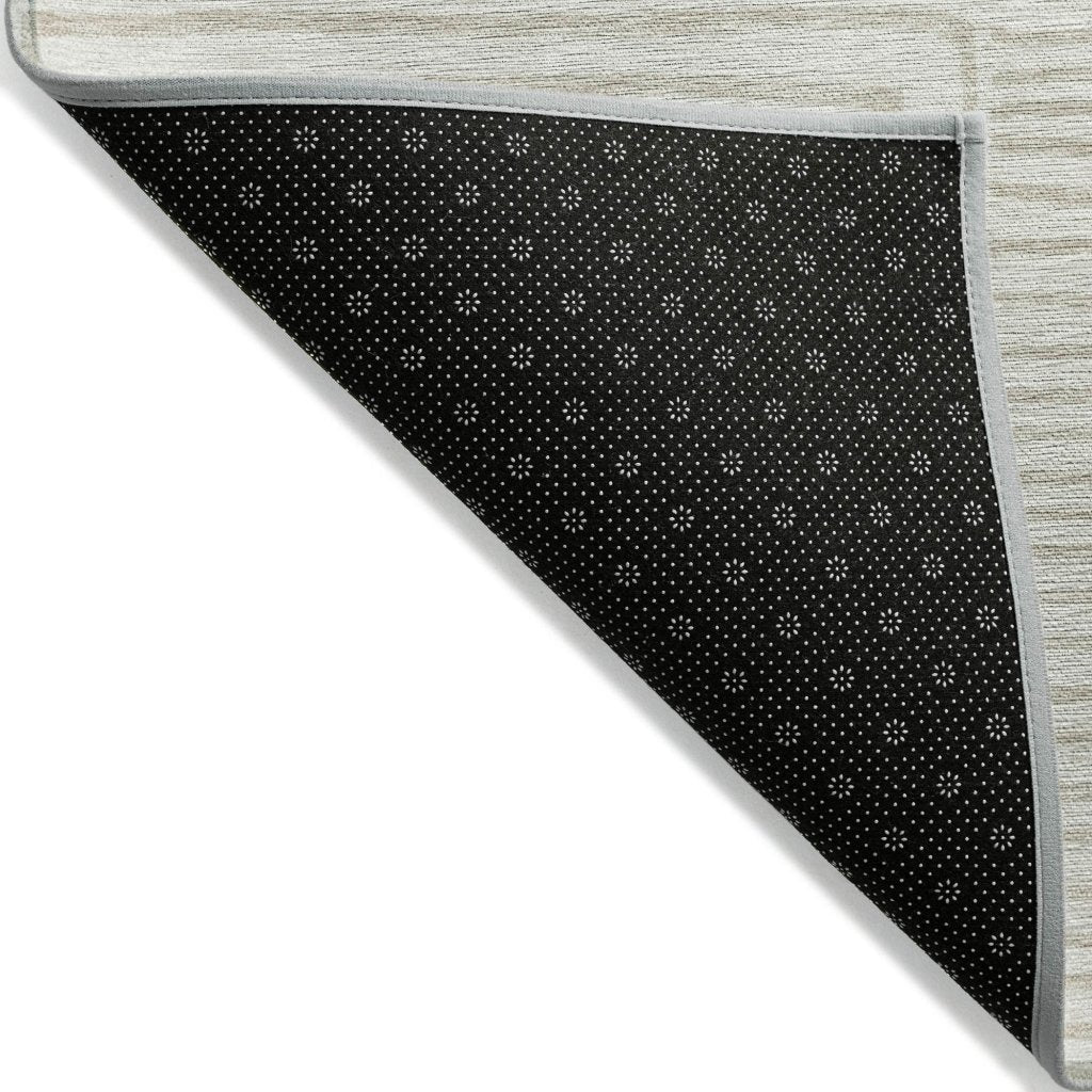 LOOMLAN Rugs Junia Ivory Washable Indoor-Outdoor Rug