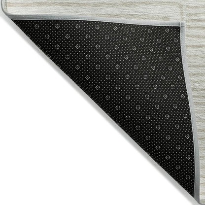 LOOMLAN Rugs Junia Ivory Washable Indoor-Outdoor Rug