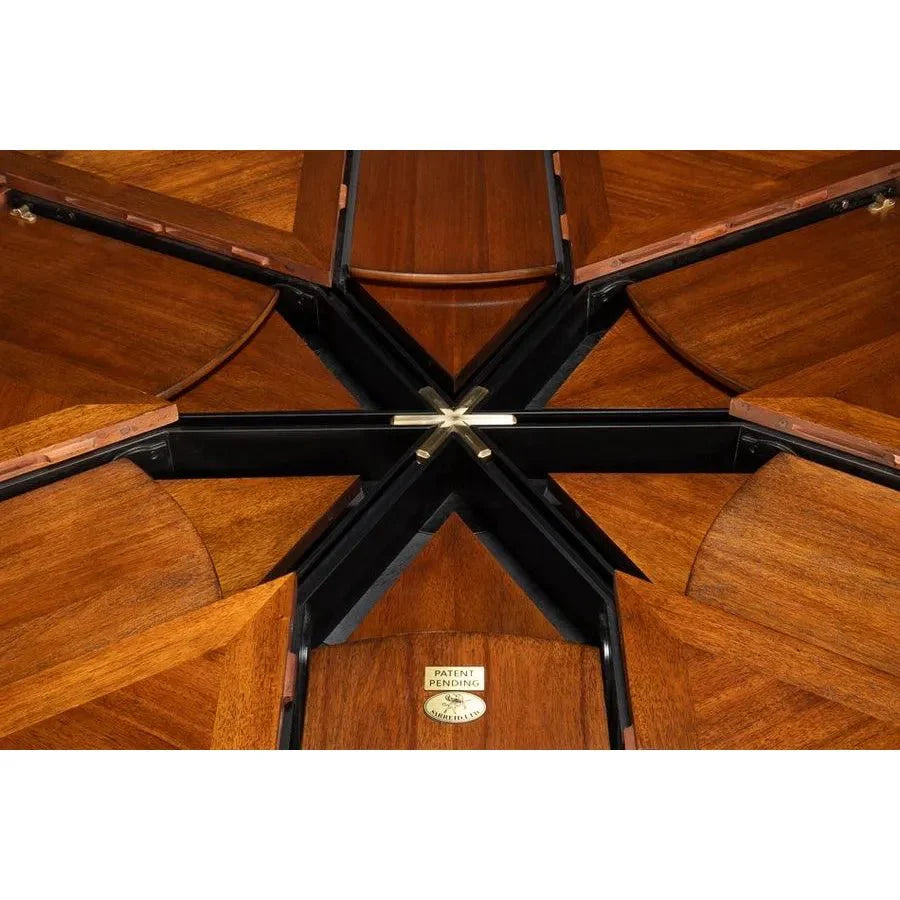 Sarreid Jupe Wooden Brown Round Dining Table