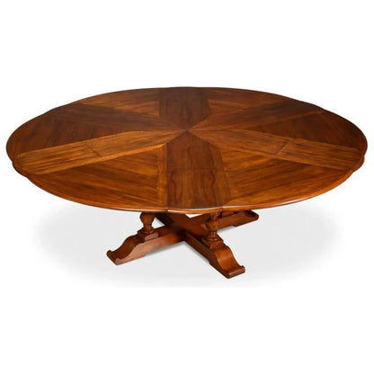 Sarreid Jupe Wooden Brown Round Dining Table