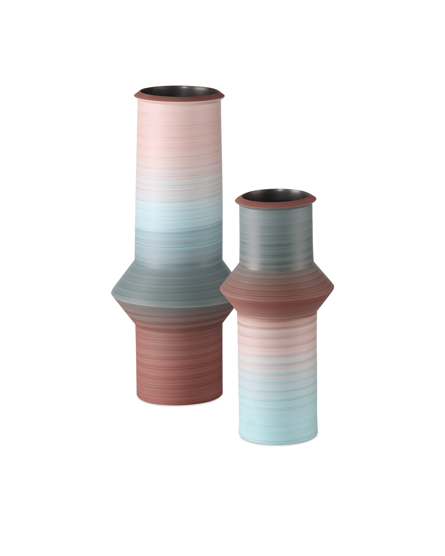 Happy 80's Porcelain Multicolor Vase (Set of 2)