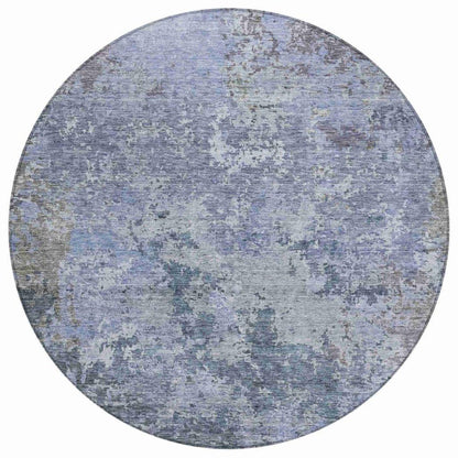 LOOMLAN Rugs Kairi Blue Washable Indoor-Outdoor Rug