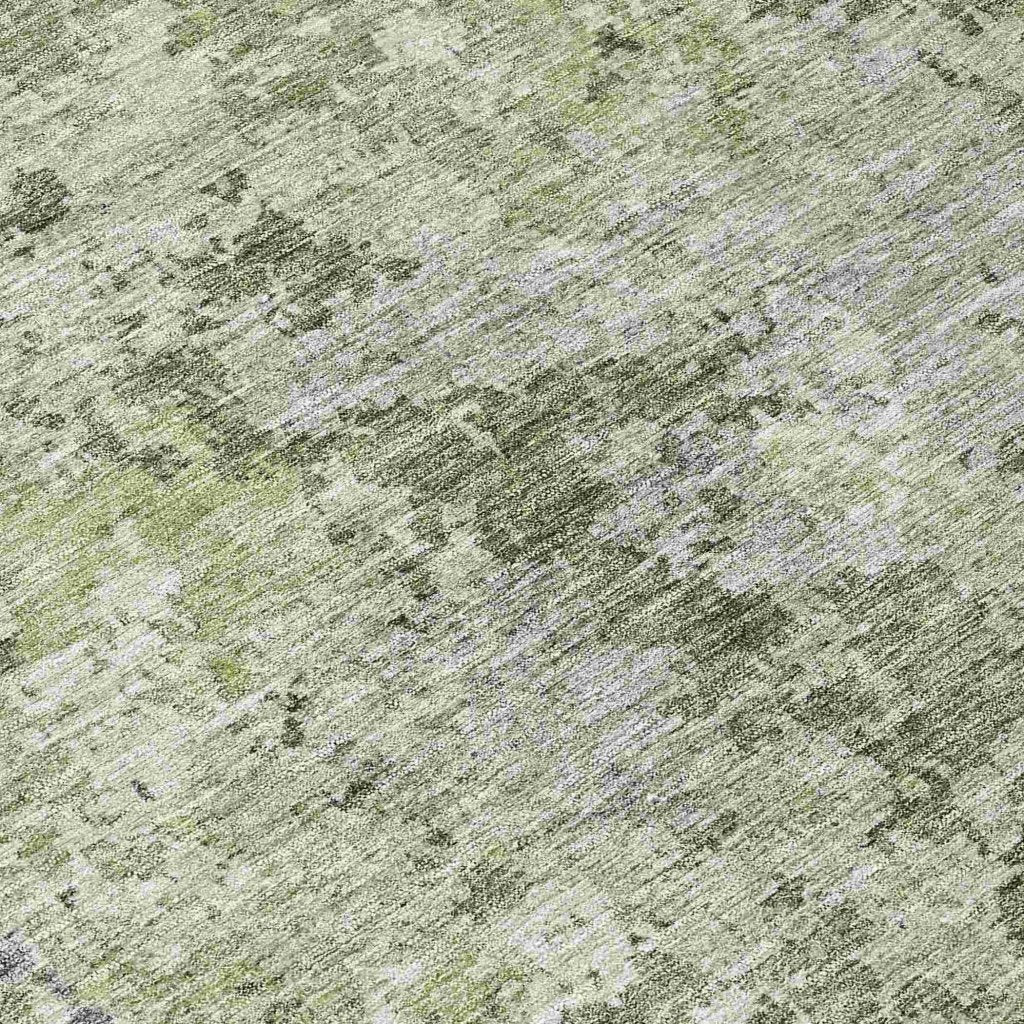 LOOMLAN Rugs Kairi Green Washable Indoor-Outdoor Rug