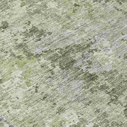 LOOMLAN Rugs Kairi Green Washable Indoor-Outdoor Rug