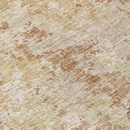 LOOMLAN Rugs Kairi Orange Washable Indoor-Outdoor Rug