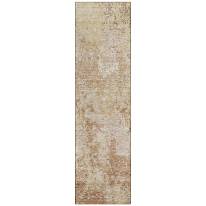 LOOMLAN Rugs Kairi Orange Washable Indoor-Outdoor Rug