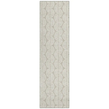 LOOMLAN Rugs Kairova Beige Washable Indoor-Outdoor Rug