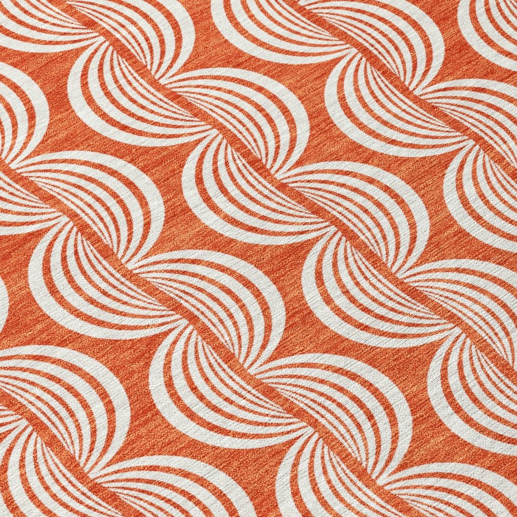 LOOMLAN Rugs Kairova Coral Washable Indoor-Outdoor Rug