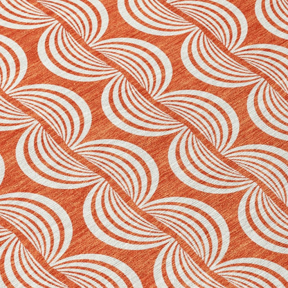 LOOMLAN Rugs Kairova Coral Washable Indoor-Outdoor Rug
