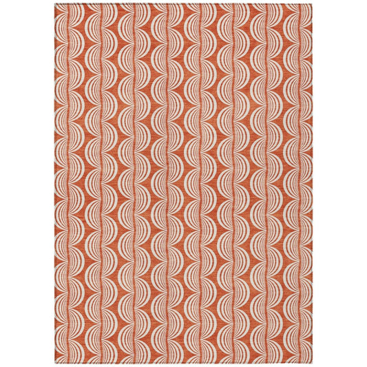 LOOMLAN Rugs Kairova Coral Washable Indoor-Outdoor Rug