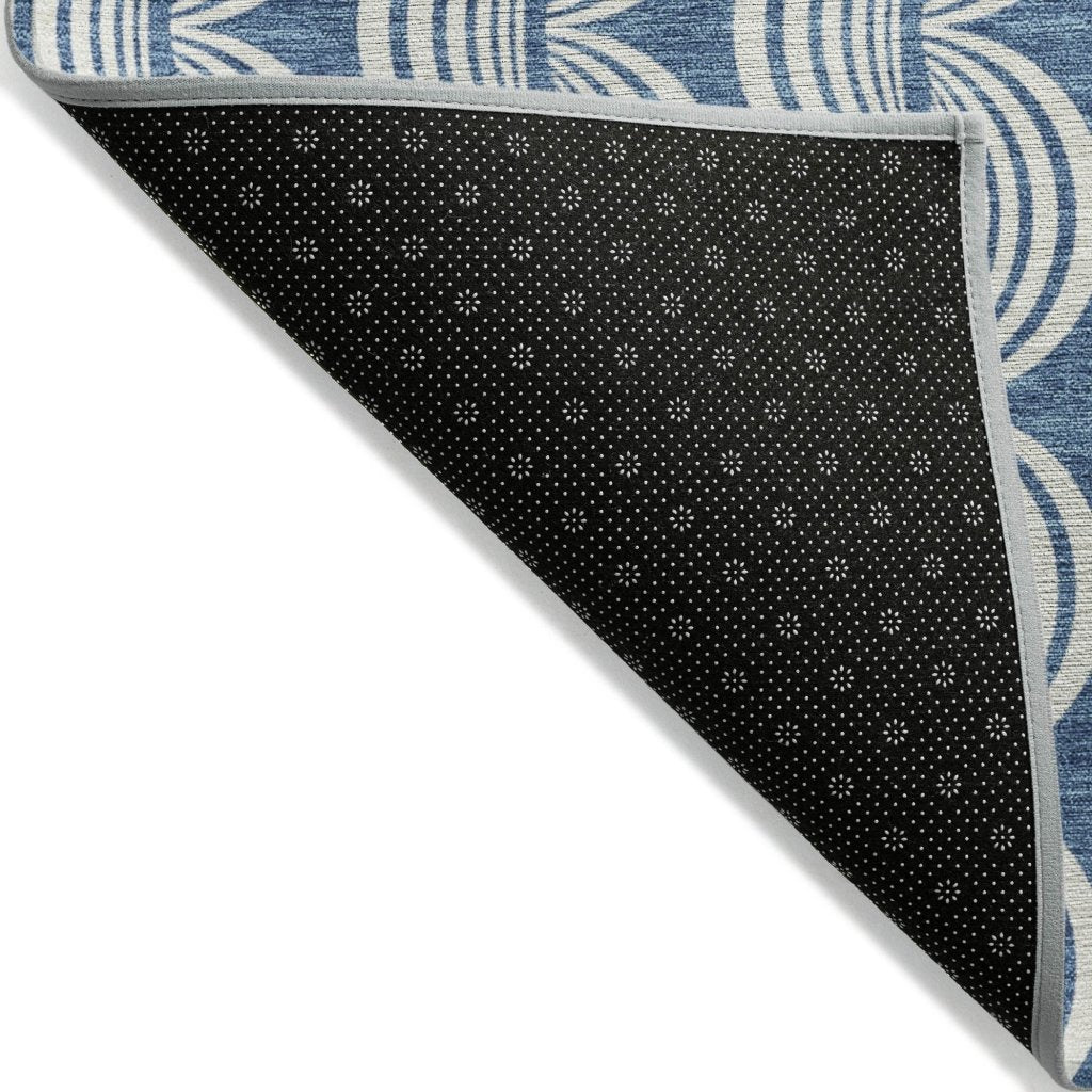 LOOMLAN Rugs Kairova Denim Washable Indoor-Outdoor Rug