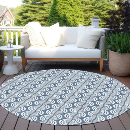 LOOMLAN Rugs Kairova Denim Washable Indoor-Outdoor Rug
