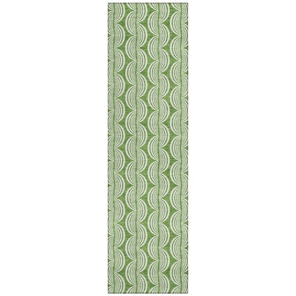 LOOMLAN Rugs Kairova Green Washable Indoor-Outdoor Rug