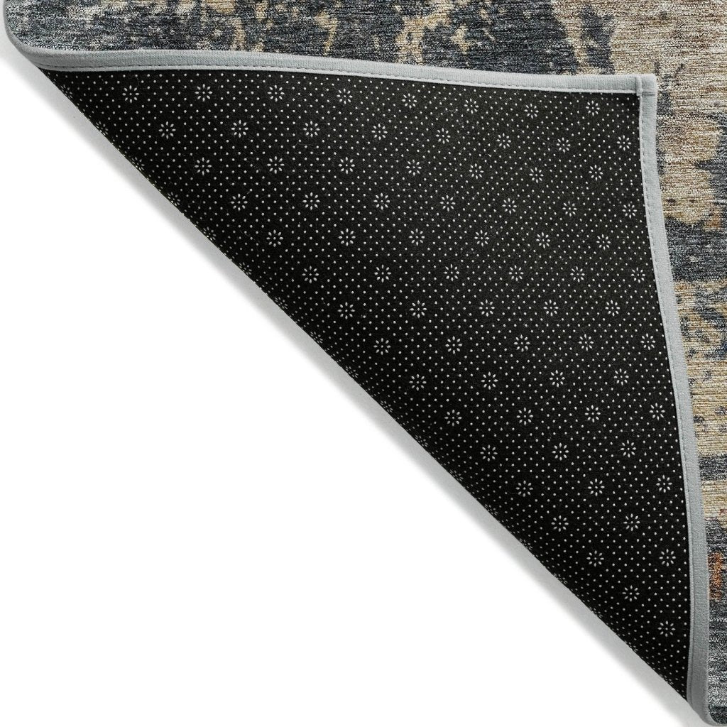 LOOMLAN Rugs Karima Brown Washable Indoor-Outdoor Rug