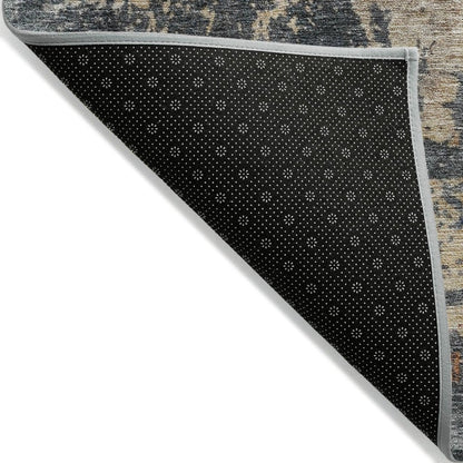 LOOMLAN Rugs Karima Brown Washable Indoor-Outdoor Rug