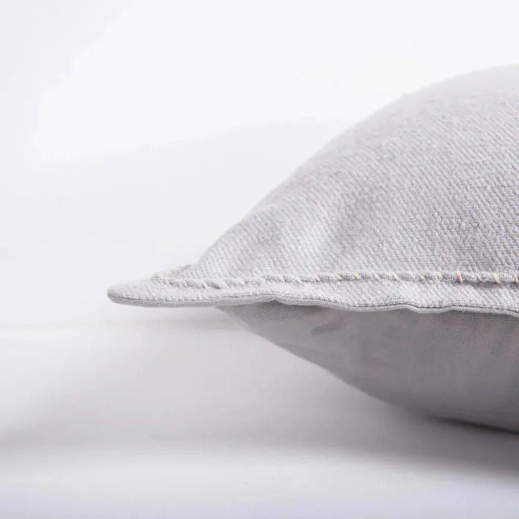 LOOMLAN Karry Cotton Throw Pillow With Down Insert