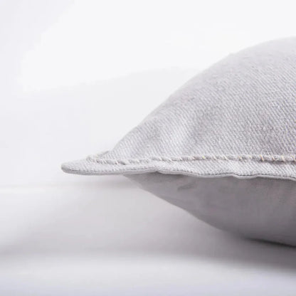 LOOMLAN Karry Cotton Throw Pillow With Down Insert