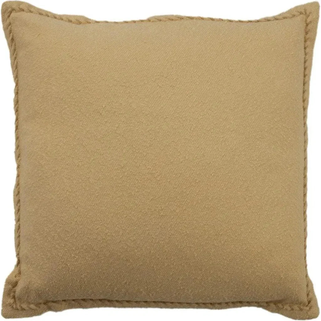 LOOMLAN Karry Cotton Throw Pillow With Down Insert