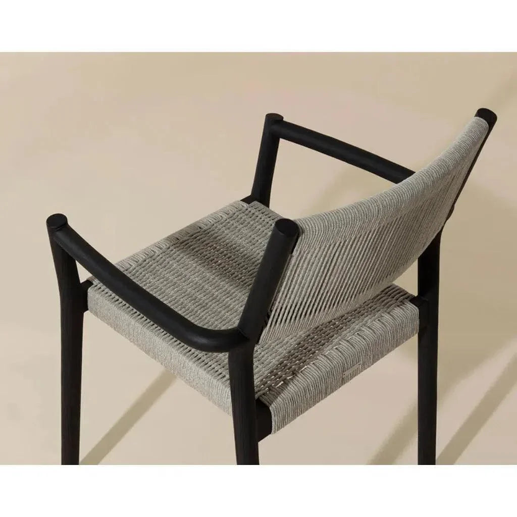 SUNPAN Kavala Rope Stackable Outdoor Dining Armchair