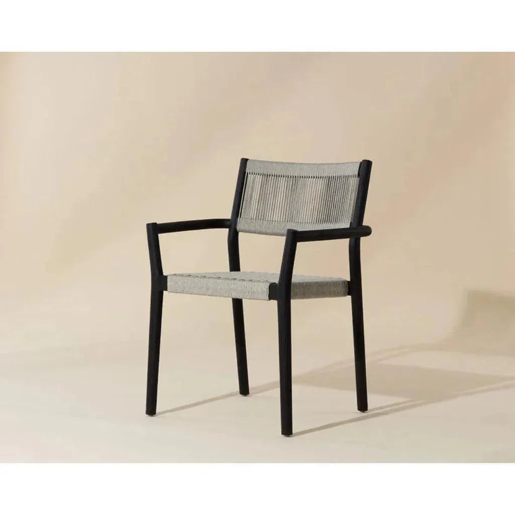 SUNPAN Kavala Rope Stackable Outdoor Dining Armchair
