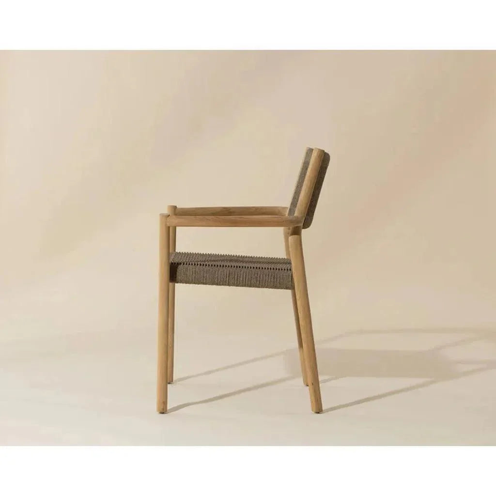 SUNPAN Kavala Rope Stackable Outdoor Dining Armchair