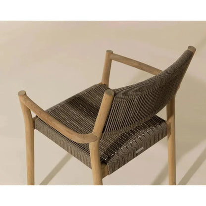 SUNPAN Kavala Rope Stackable Outdoor Dining Armchair