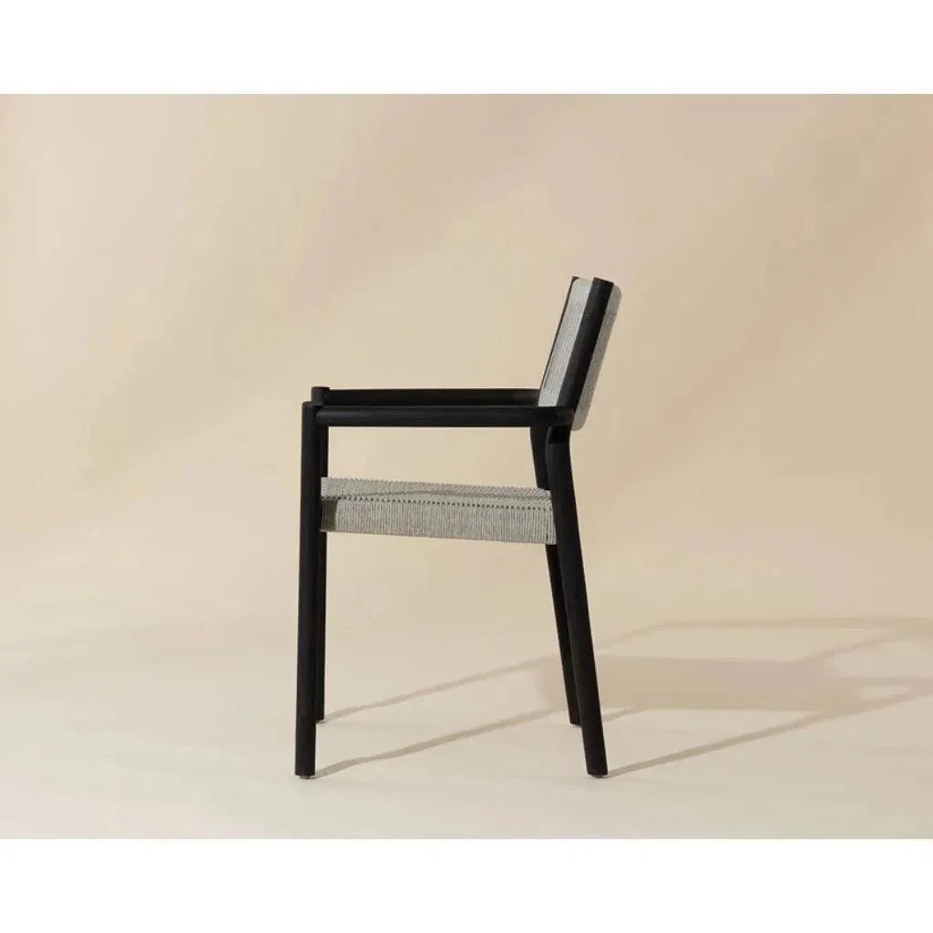 SUNPAN Kavala Rope Stackable Outdoor Dining Armchair
