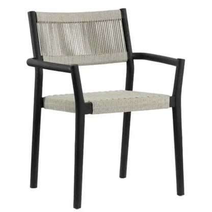 SUNPAN Kavala Rope Stackable Outdoor Dining Armchair