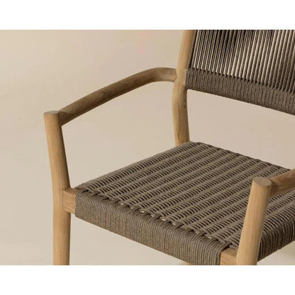 SUNPAN Kavala Rope Stackable Outdoor Dining Armchair
